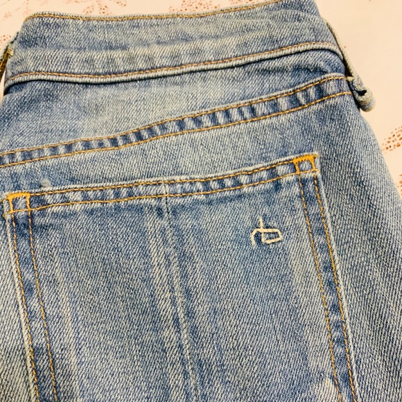 Rag &Bone Skinny Racer Jeans, light wash Sz. 24 - Picture 3 of 8
